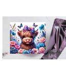 Placemat Sublimation Print - Floral Highlander