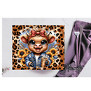 Placemat Sublimation Print - Leopard Cow
