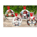 Christmas Gnomes Hanging Ornament Sublimation Prints