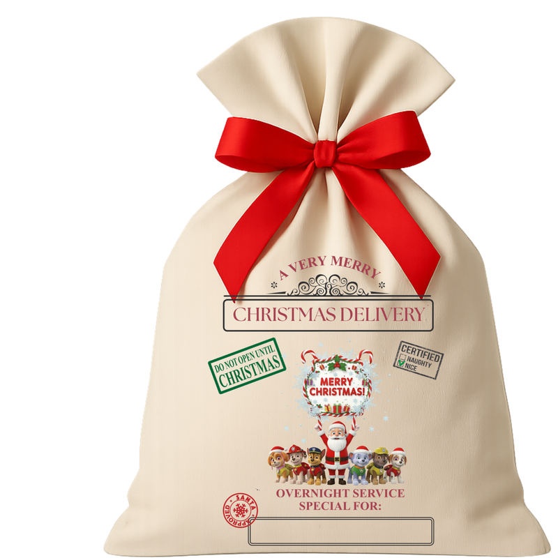 Santa Sack DTF Print - Dogs