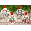 Hanging Ornament Sublimation Prints - Reindeers