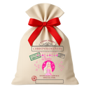 Santa Sack DTF Print - Pink Girl