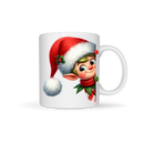 Peeking Elf Printed Sublimation Paper for 11oz mug