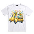 DTF Transfer Sheet - Easter Truck Yellow