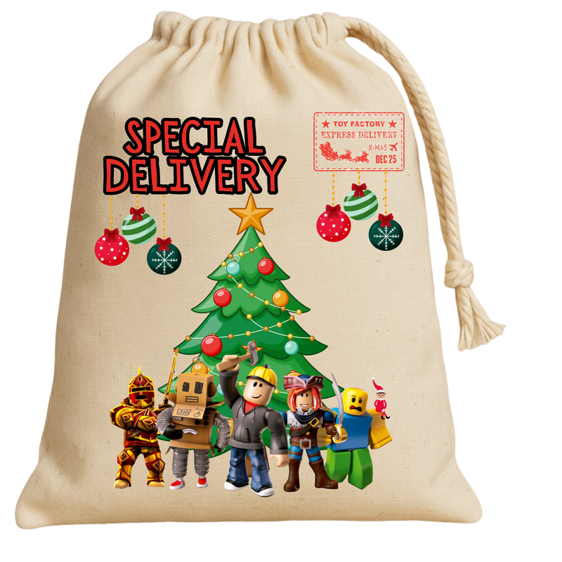 Santa Sack DTF Print - Gaming