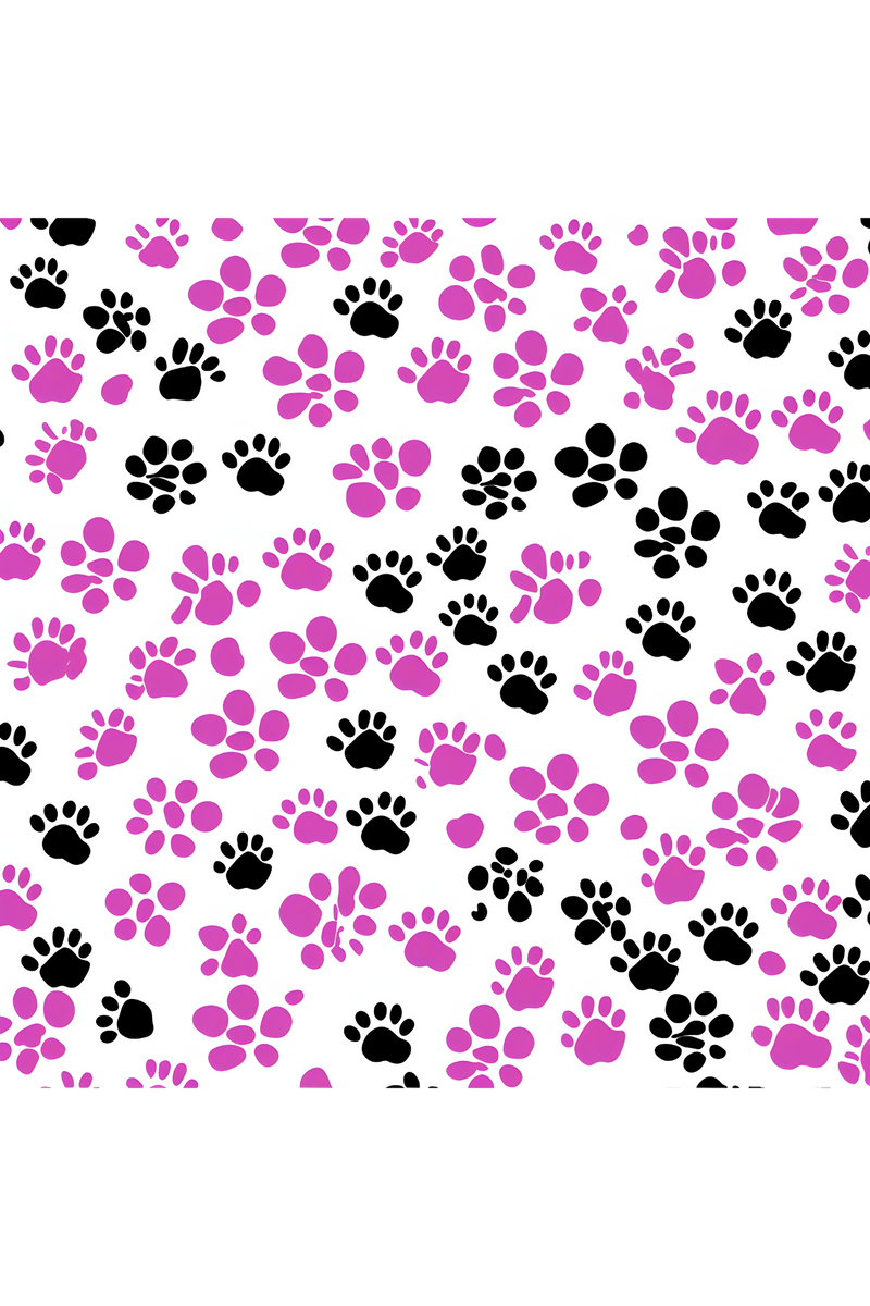 A4 Printed Sublimation Sheets- Paw Prints