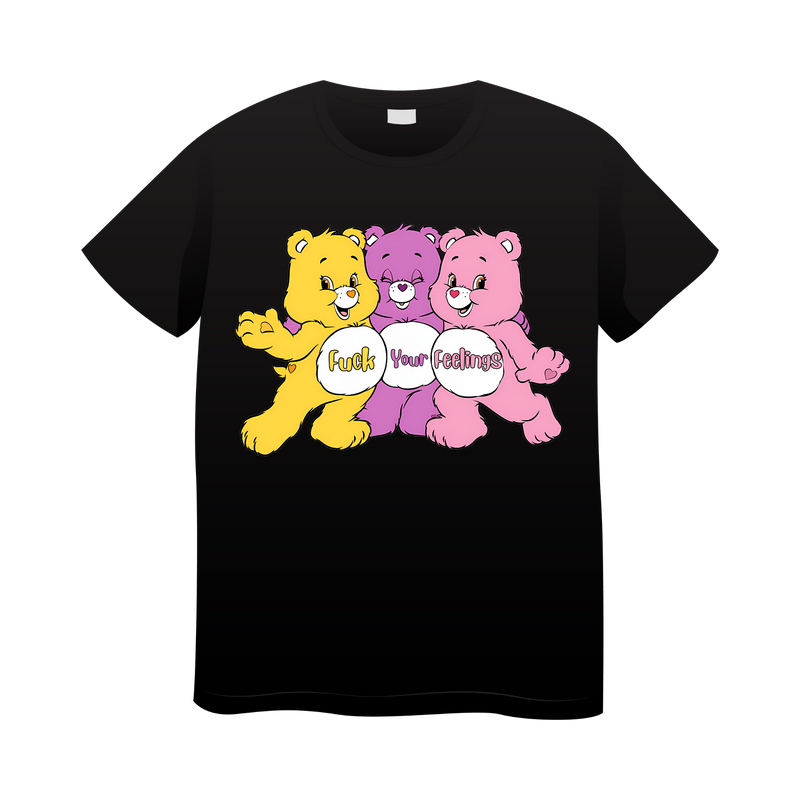 Naughty Care Bear DTF Print