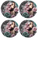 Stronger Round Coaster Sublimation Prints 4 Per Sheet