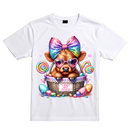 DTF Transfer Sheet - Rainbow Easter Cow