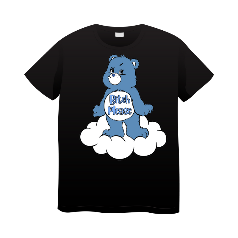 Naughty Care Bear DTF Print