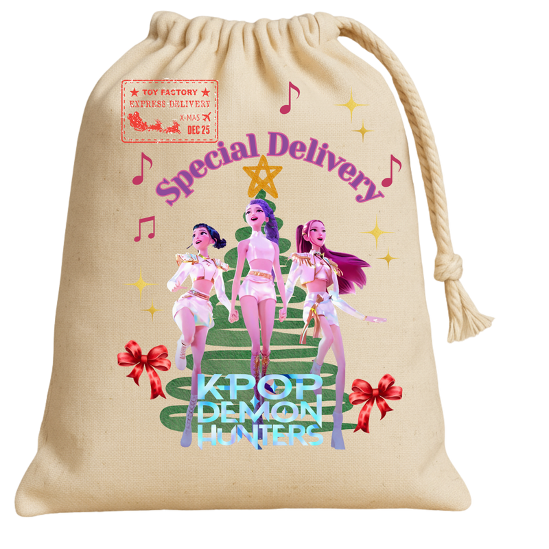 Santa Sack DTF Print - K-pop