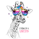 DTF Transfer Sheet - Funny Giraffe