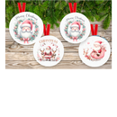 Merry Christmas Santa Hanging Ornament Sublimation Prints