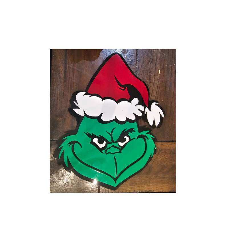 The Grinch 3mm Acrylic Wall Decoration