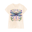 DTF Transfer Sheet - Floral Dragonfly