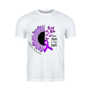 DTF Transfer Sheet - Purple Sunflower