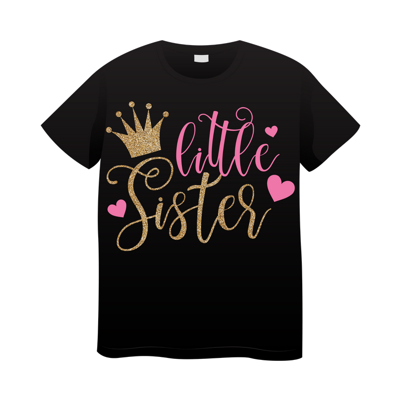 DTF Transfer Sheet - Little Sister Crown