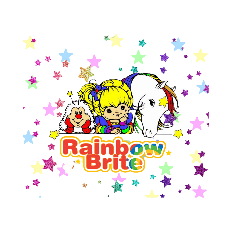 DTF Transfer Sheet - Rainbow Brite