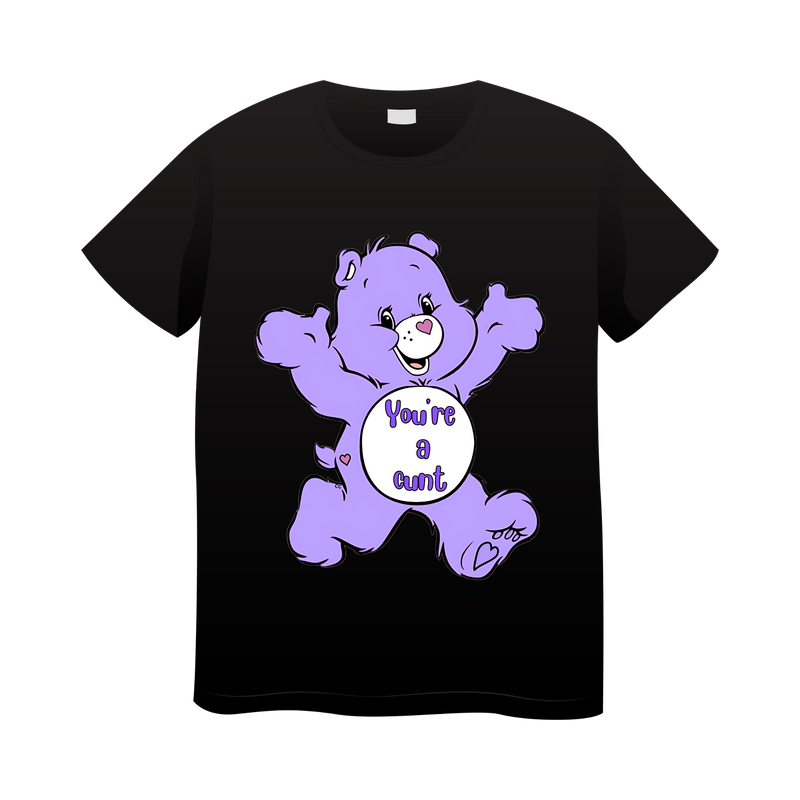 Naughty Care Bear DTF Print