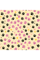 A4 Printed Sublimation Sheets- Paw Prints