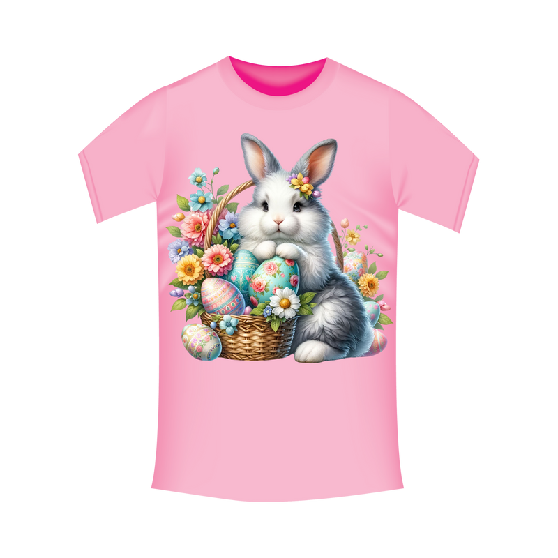 DTF Transfer Sheet - Cute Bunny