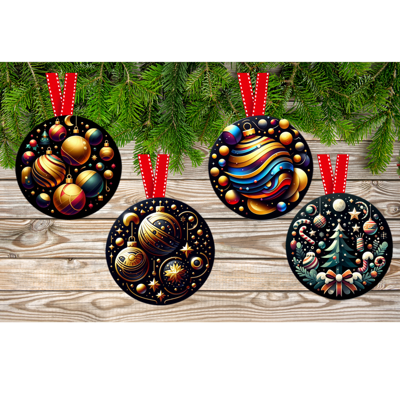 Baubles Hanging Ornament Sublimation Prints