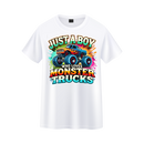 DTF Transfer Sheet - Just a boy that loves Monster Trucks