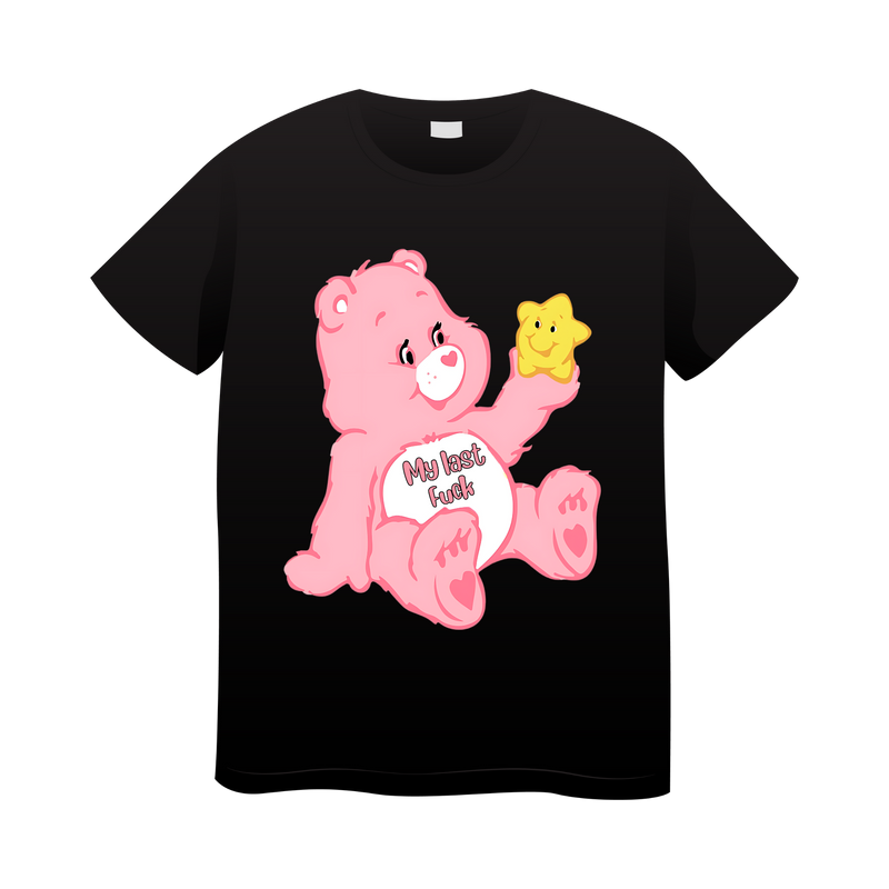 Naughty Care Bear DTF Print