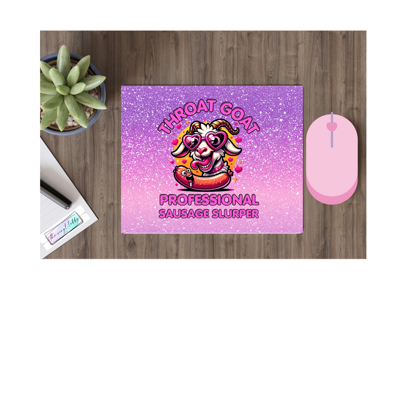 Mouse Pad Sublimation Prints - Throat Goat