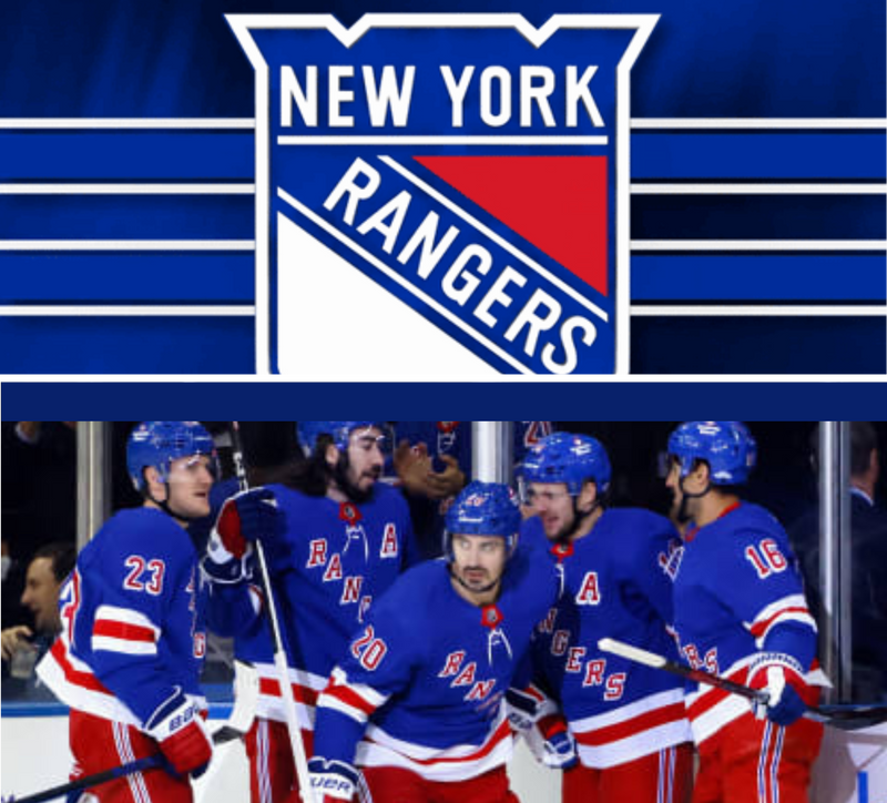 NY Rangers 20oz Skinny Tumbler Printed Paper