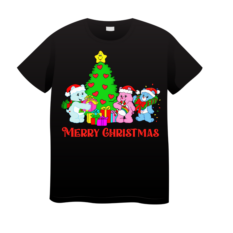 DTF Transfer Sheet - Bears Christmas