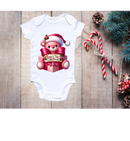 DTF Transfer Sheet - My First Christmas - Pink Bear