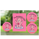 Happy Care Bear - Keyring, Air freshener and Car Coaster Prints