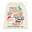 DTF Transfer Sheet - Santa Sack Print