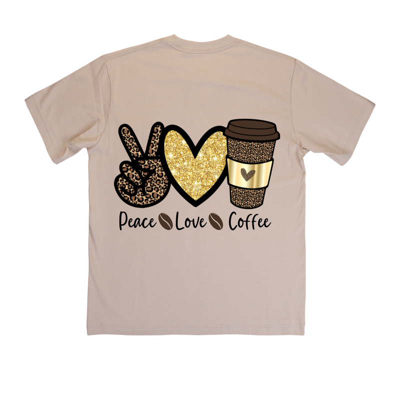 DTF Transfer Sheet - Love Coffee