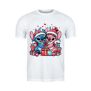 DTF Transfer Sheet - Blue Alien Christmas