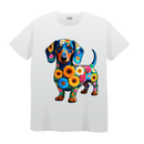 DTF Transfer Sheet - Floral Dachshund