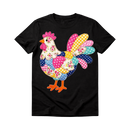 DTF Transfer Sheet - Patchwork Chicken