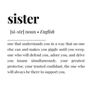 Sister Printed Sublimation Paper for 11oz mug.