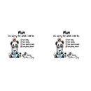 Elephant Mother's Day Printed Sublimation Paper for 11oz mug.