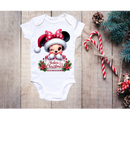 DTF Transfer Sheet - My First Christmas - Winking Mouse