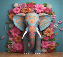 3D Elephant Flowers 20oz Skinny Tumbler Printed Paper