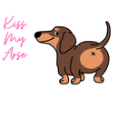 Kiss My Arse Printed Sublimation Paper for 11oz mug