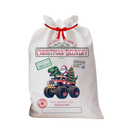 Santa Sack DTF Print - Christmas Monster Truck