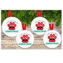 I Woof a Merry Christmas Hanging Ornament Sublimation Prints