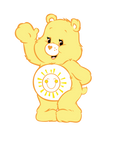 DTF Transfer Sheet - Sunshine Care Bear