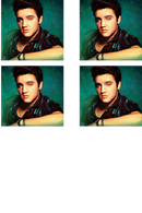 Elvis - Sublimation Coaster Prints 4 Per Pkt 4"x4"