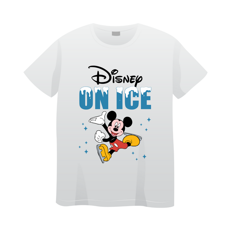 DTF Transfer Sheet - Family Vacation Mouse on Ice