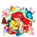 DTF Transfer Sheet - Princess Mermaid