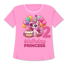 DTF Transfer Sheet - Pony Birthday 2